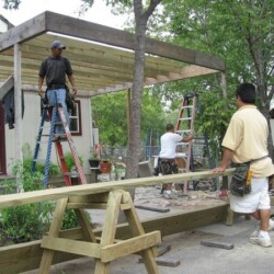 Remodel Porch Red Bird Ln Austin Texas