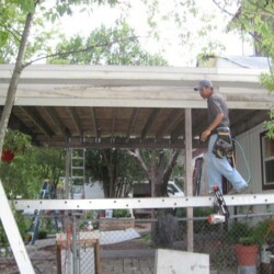 Remodel Porch Red Bird Ln Austin Texas