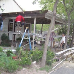 Remodel Porch Red Bird Ln Austin Texas
