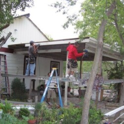 Remodel Porch Red Bird Ln Austin Texas